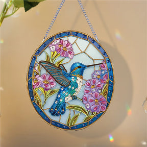 Pintura con Diamantes: Colibrí - Colgar