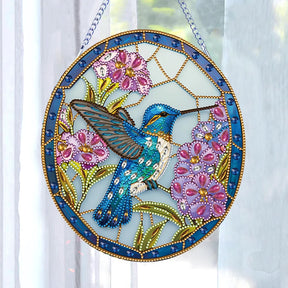 Pintura con Diamantes: Colibrí - Colgar