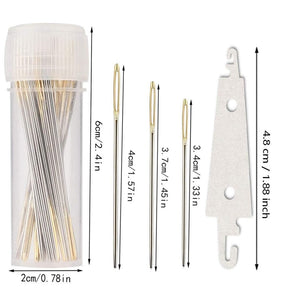 Agujas de Bordar de Punto de Cruz - Nº 22, 24 y 26 + Enhebrador