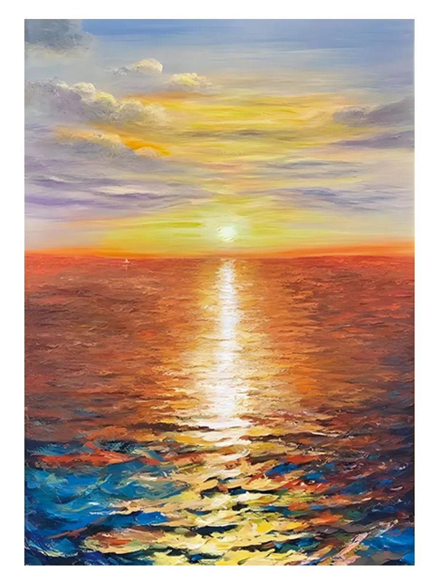 Amanecer en la Costa - 66x49cm - Coral Artes - MX