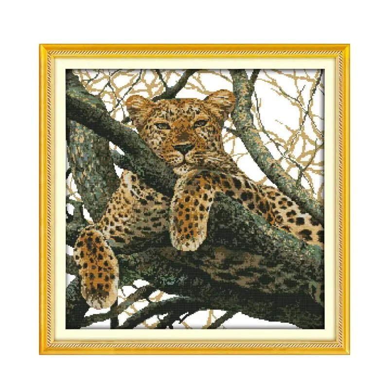 De Lujo Leopardo - 52x52cm - Coral Artes - MX